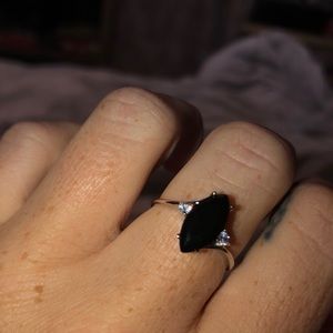 Silver! Lovely stone!